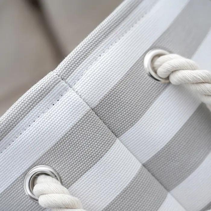 Panier rond à griffes rayées pour jouets pour animaux de compagnie
