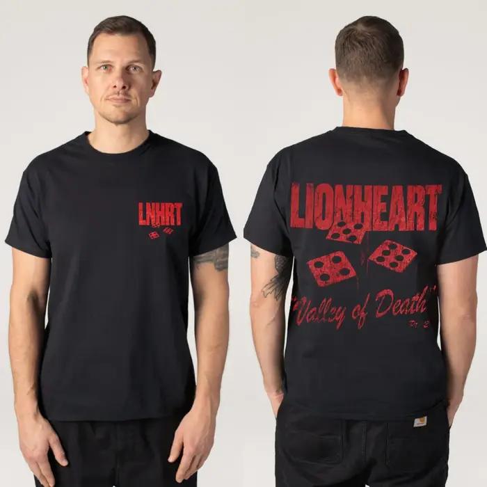 T-shirt en coton et polyester Lionheart style vintage décontracté pour hommes pour toutes les occasions printemps été