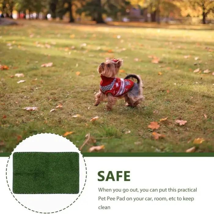 Tapis d'herbe artificielle lavable ultime pour chien