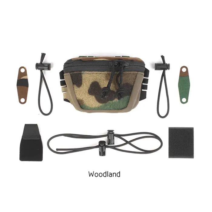 Poche batterie arrière casque tactique PEW SC Style - Contrepoids NVG - Accessoire universel pour chasse