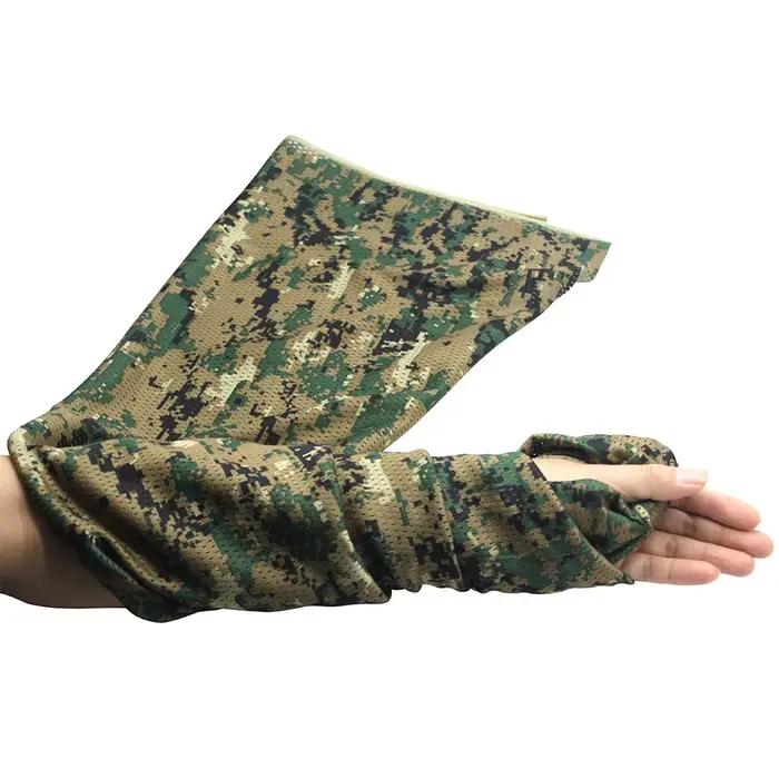 Écharpe respirante en maille de chasse multi-couleurs pour homme, serviette de camouflage tactique, filet de camouflage pour fusil, accessoire de chasse pour toutes les saisons