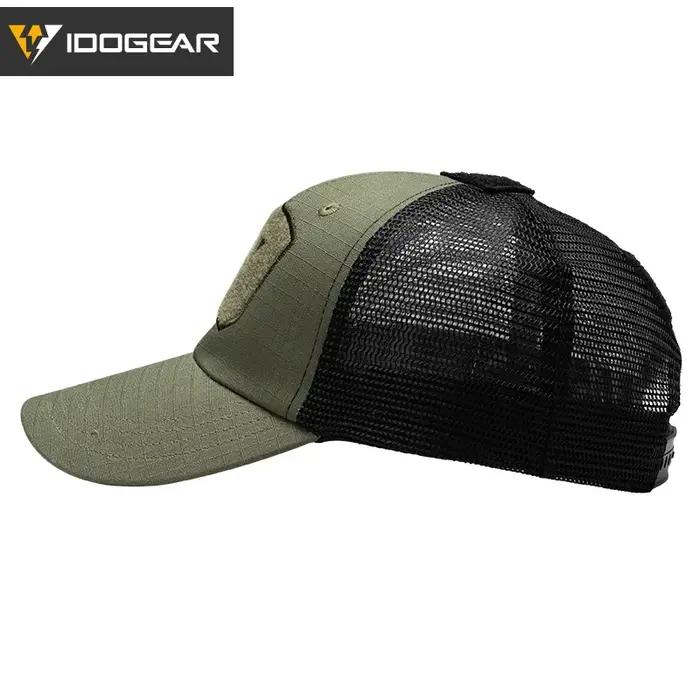 IDOGEAR Tactical Baseball Cap Breathable Mesh Summer Hat - Sun Protection & Ligh