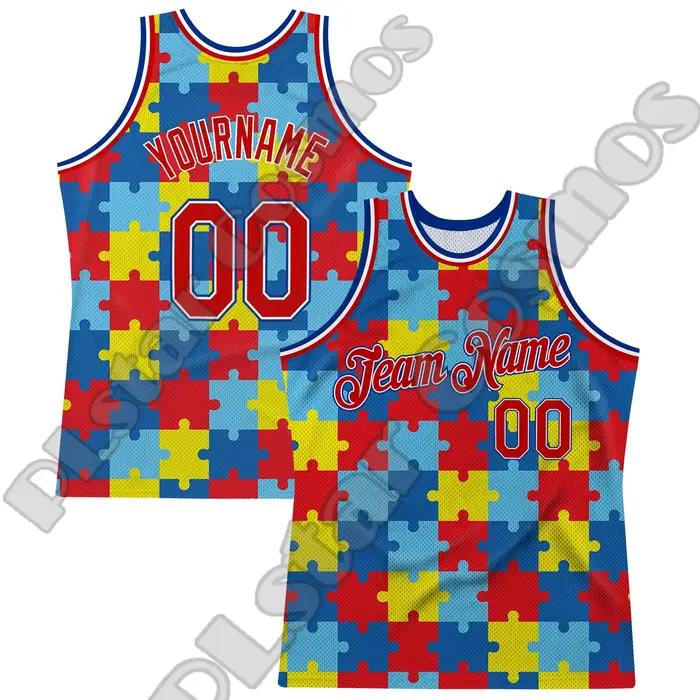 Maillot de basket-ball à motif de logo d'équipe de nom personnalisé, chemises respirantes, Sportedly, impression 3D, haut d'été décontracté, haut précieux, GlafibrAX7