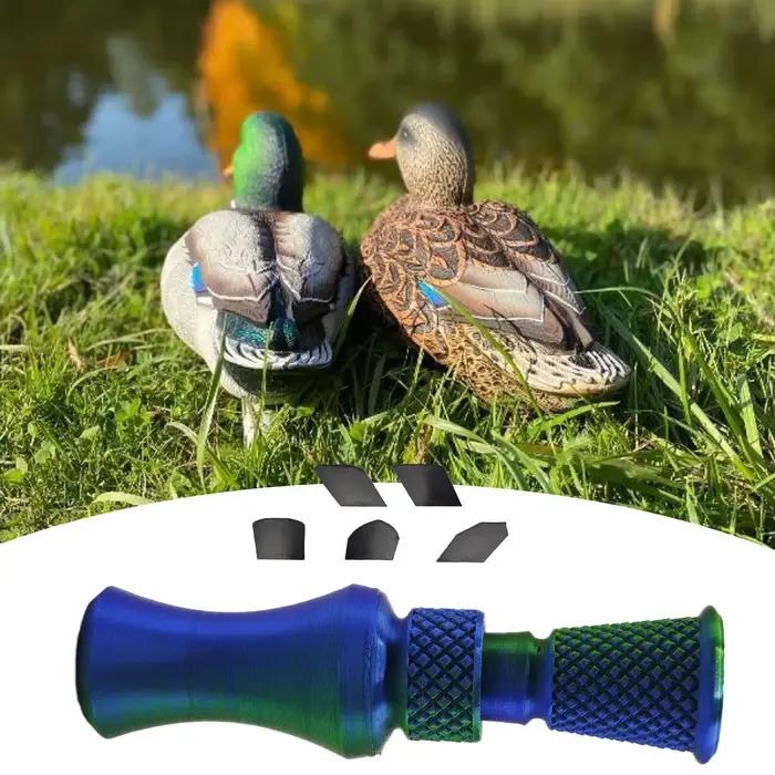 Sifflet appel canard imprimé 3D réaliste avec 5 puces son amovibles pour chasse et entraînement