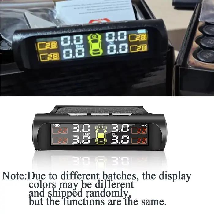 Système de surveillance de la pression des pneus TPMS avec capteurs internes et externes pour quatre roues occasionnels et passionnés de sécurité routière