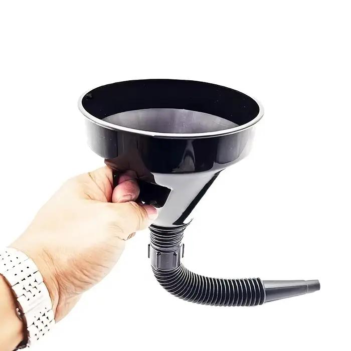 Entonnoir de remplissage de carburant automobile et d'eau pour moto épaissi et extensible pour véhicules polyvalentsUsageIdOccasionsSpéciales