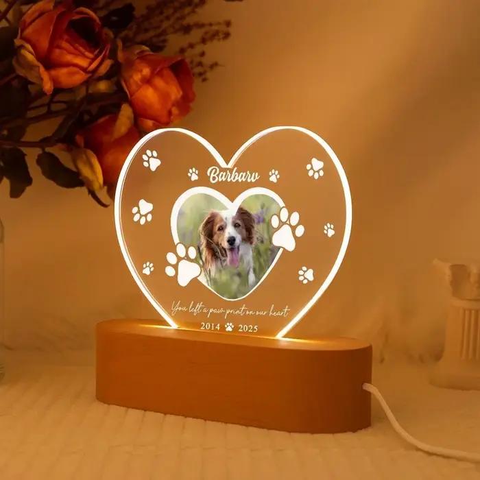 Cadeau personnalisé pour perte d'animaux de compagnie