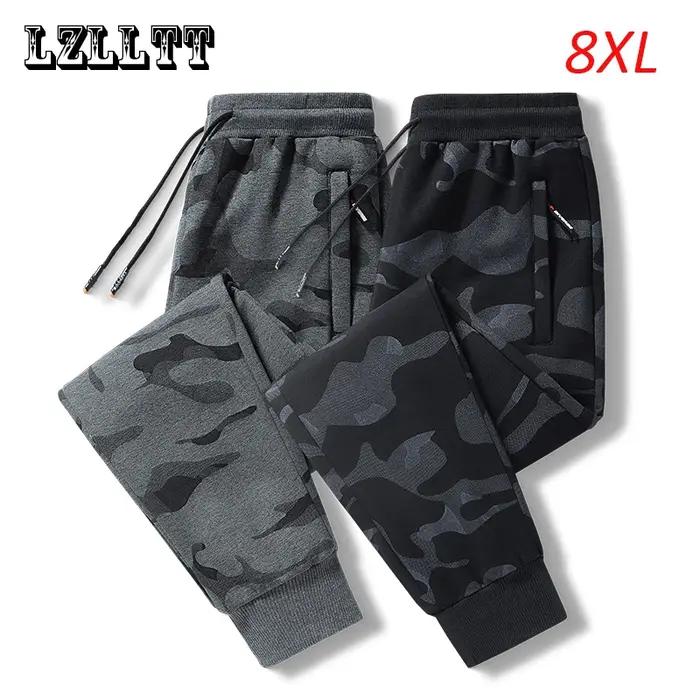 Pantalon jogger camouflage printemps automne taille 7XL 8XL - Confort chasse sport homme