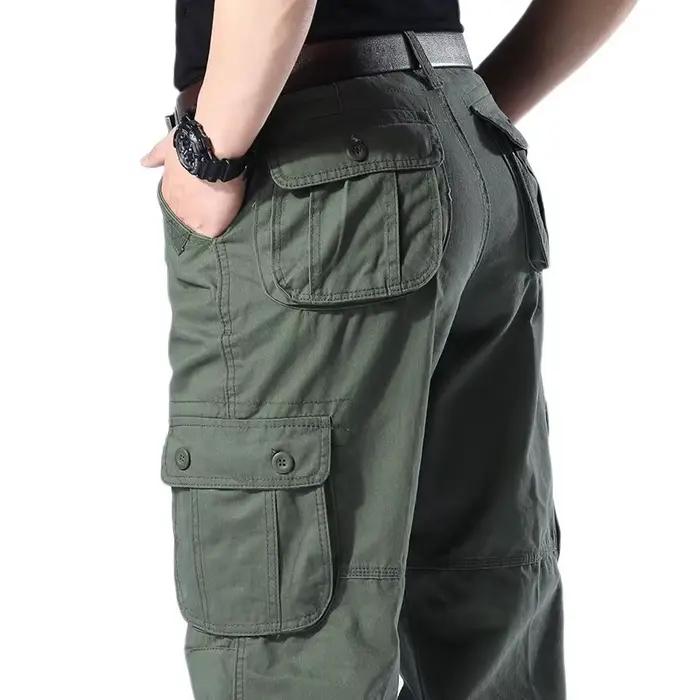 Pantalon cargo militaire homme pour chasse - Trousers tactiques multi-poches - Survêtement de travail outdoor