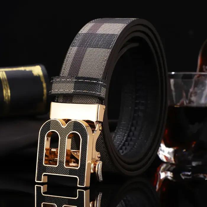 Ceinture de marque haute qualité 2026 avec boucle automatique solide pour hommes style fashion pour toutes les occasions