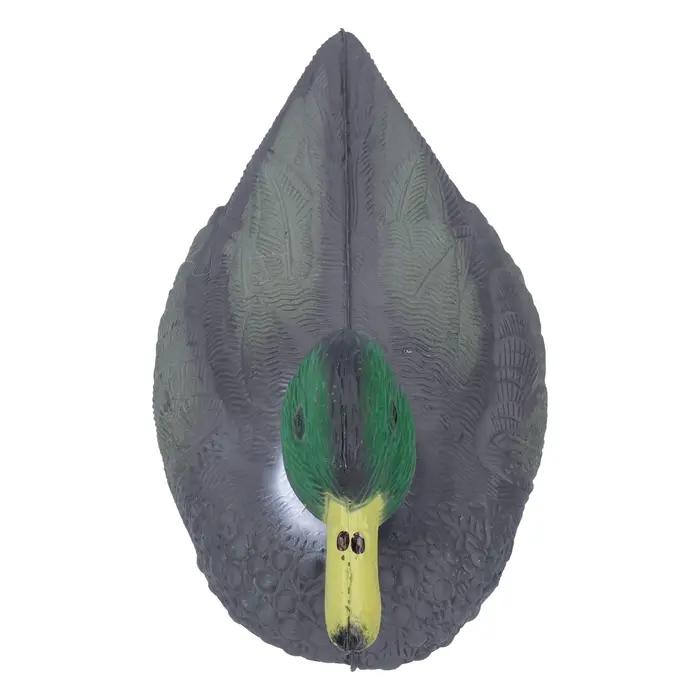 Canard flottant en wicker gris clair ou prune pour décoration extérieure jardin piscine lac occasions spéciales