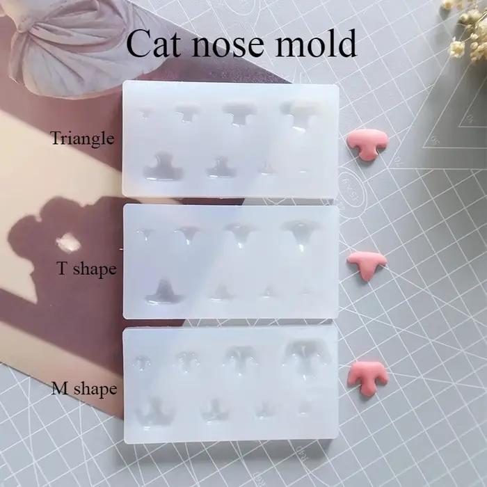 Moules de Simulation de nez de chat et de chien/bricolage fait à la main en argile ultralégère poterie douce et