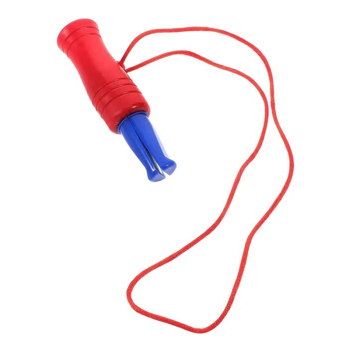 Appel de canard simulé pour chasse - Sifflet plastique léger - Son clair et puissant - Porte-clés inclus