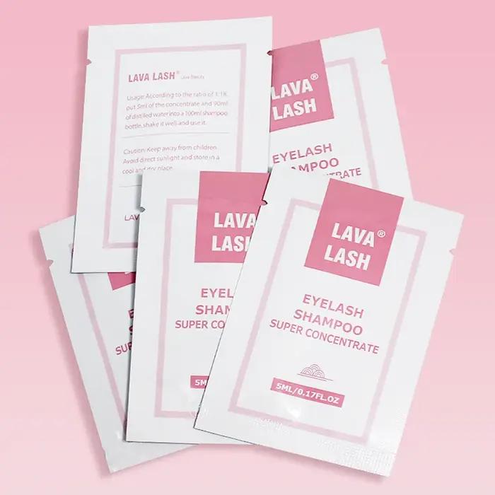 10 pièces lave cils Super concentré Mousse cils shampooing nettoyage doux greffage Mousse Extension
