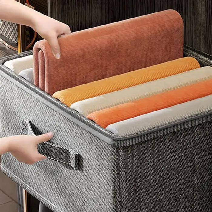 Boîte de rangement de vêtements empilable pour garde-robe