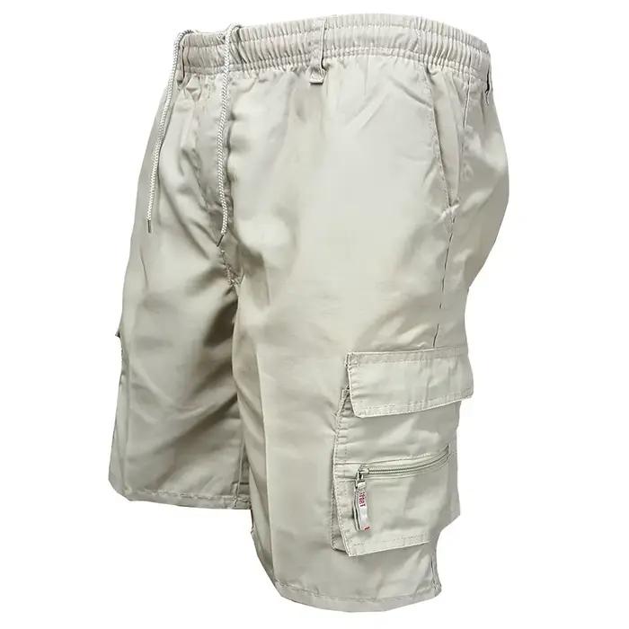 Short tactique d'été pour hommes, Short Cargo décontracté, ample, multi-poches, taille élastique, sa