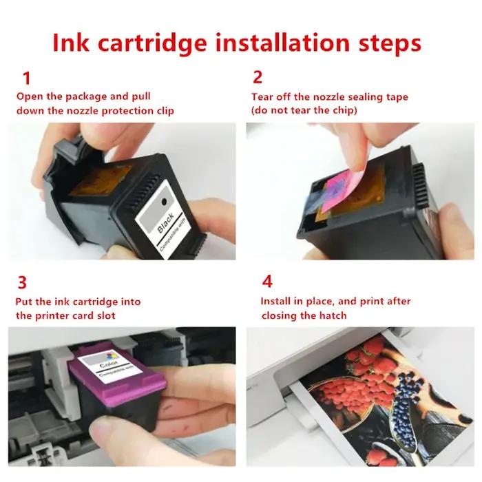 Cartouche d'encre de remplacement 305XL pour imprimante HP DeskJet 305 305 XL 2700 2710 2721 2722 4120 4110 4130 1210 6010