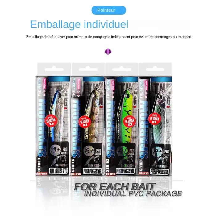 Bearking 10 cm 15g modèle chaud leurres de pêche appât dur 14 couleurs pour choisir vairon qualité professionnel