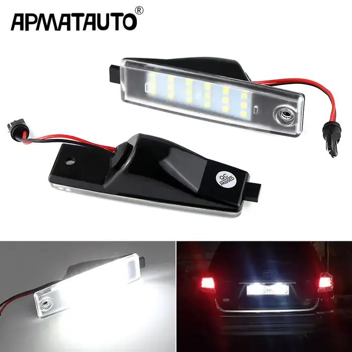 Lampe LED pour plaque d'immatriculation, 2 pièces, pour TOYOTA Hiace S.B.V/Highlander/RAV4/Land Crui
