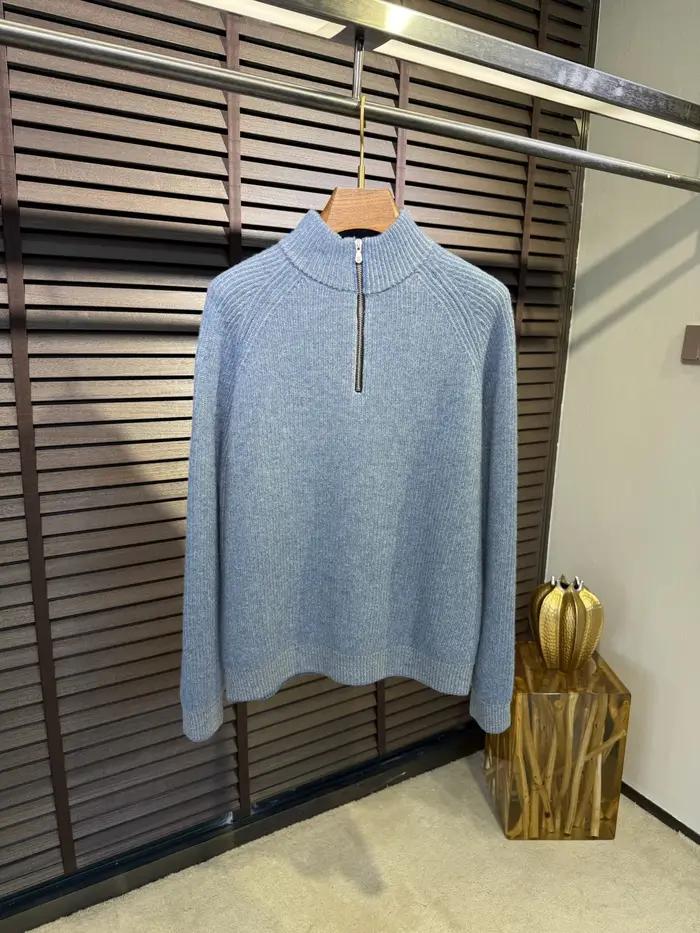 BC – pull tricoté en laine et cachemire italien, décontracté, style vieux argent