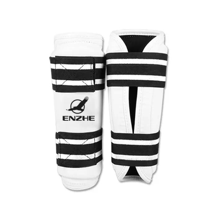 Protège-bras et protège-tibia pour taekwondo, kickboxing et karaté, haute qualité PU Leather, adapté aux hommes, femmes et enfants, pour compétitions et entraînements