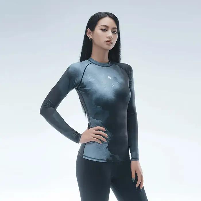 Nu-juin – maillot de bain UPF à manches longues pour femmes, Protection contre les éruptions cutanée