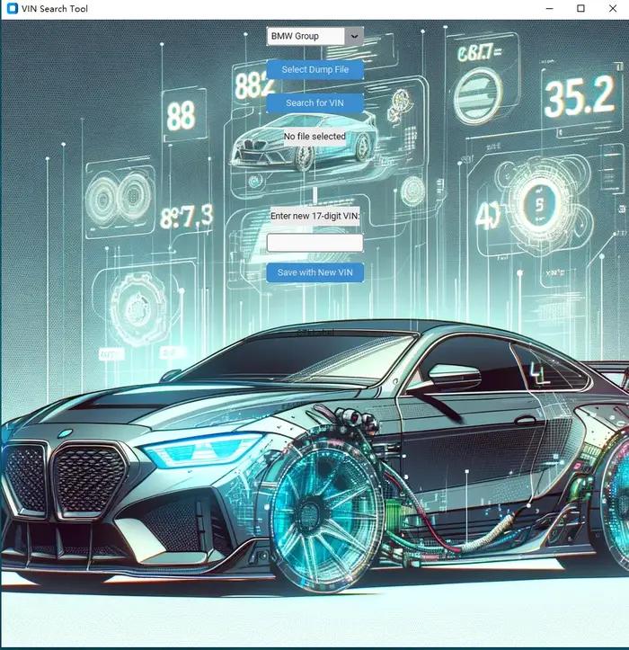 Outil de recherche VIN pour logiciel de changement de numéro VIN de voiture Via fichier de réglage de puce ECU pour BMW pour JLR pour Mazda... Prise en charge de nombreuses marques de voitures