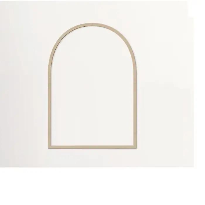 1 cadre en bois en forme d'arche 59x85cm, petite arche en bois, moulure murale en bois, moulure murale en bois en forme d'arche