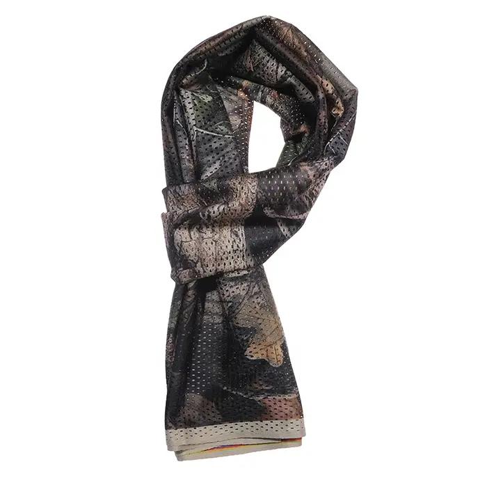 Foulard tactique camouflage mesh - Voile facial sniper pour chasse