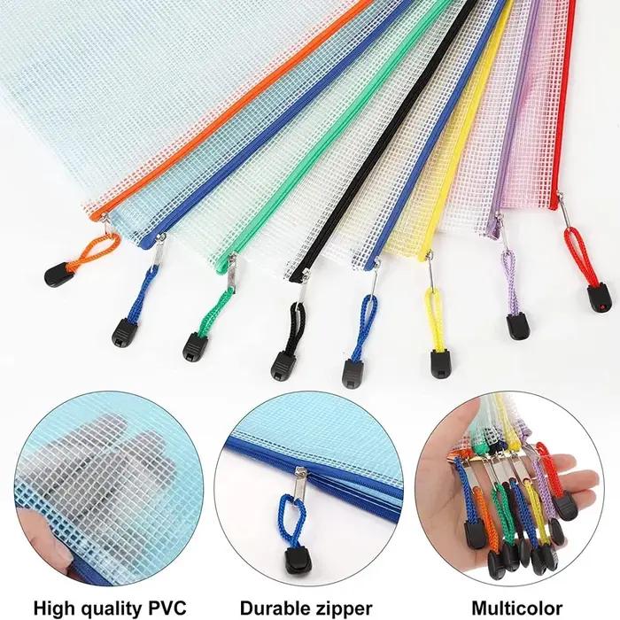 Poudres de documents en plastique imperméables à l'eau, sacs polyvalents, stockage de voyage, appare