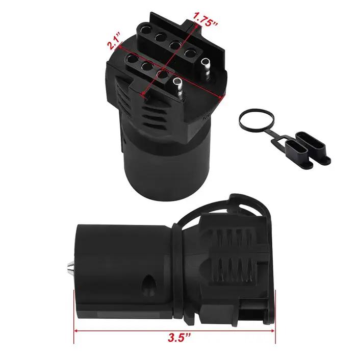 Adaptateur de prise de remorque résistant aux intempéries, 7 broches à 4 broches, 5 broches, connect