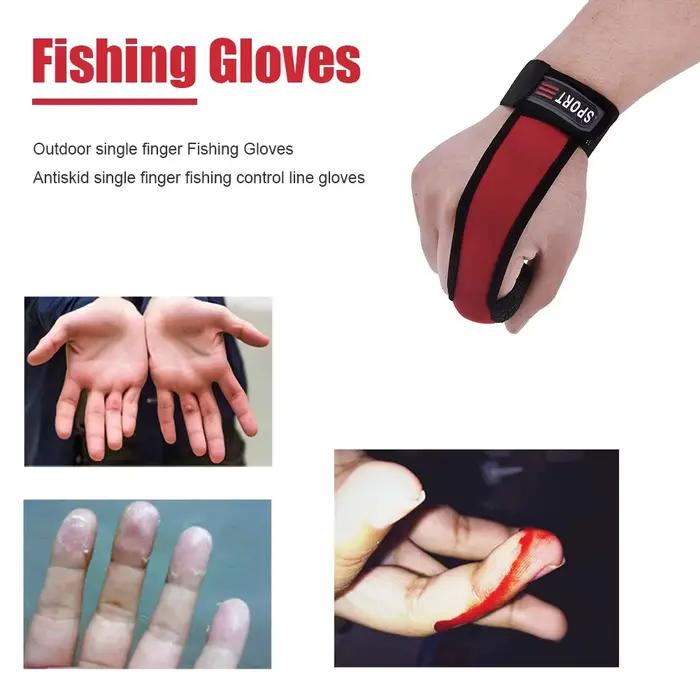 Gants de pêche 1 protection des doigts, respirants, antidérapants, Anti-coupure, pour la carpe, matériel de pêche en plein air, accessoires et fournitures
