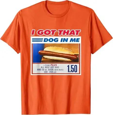 T-shirt humoristique "J'ai eu ce chien en moi" décontracté en coton et polyester pour hommes, cadeau drôle, t-shirt original pour hommes, occasions spéciales et quotidienne