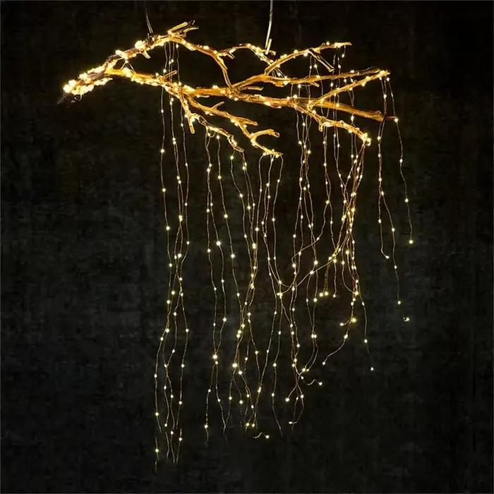Guirlande lumineuse solaire à LED pour décoration extérieure, lampes solaires pour jardin et éclaira