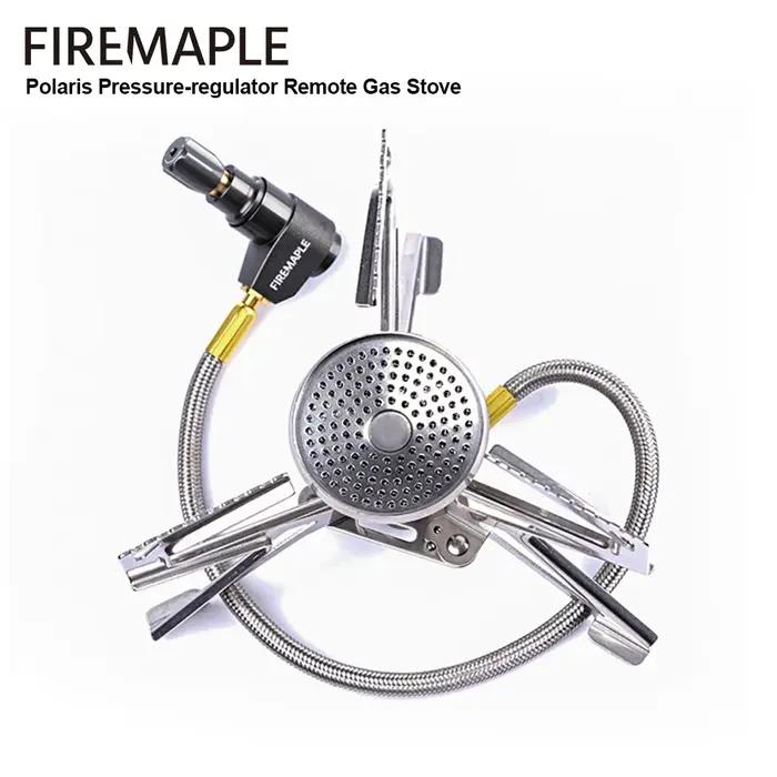 Régulateur de pression Polaris en érable feu, réchaud de Camping léger, brûleur de gaz en plein air,