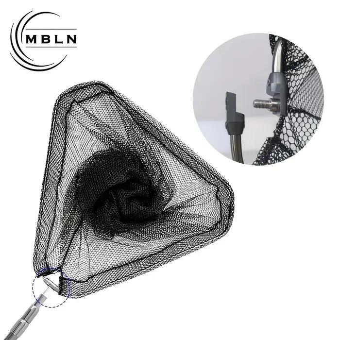 Filet de pêche en alliage d'aluminium multifilament 3m de long avec grande maille pour pêcheurs en mer et occasions spéciales