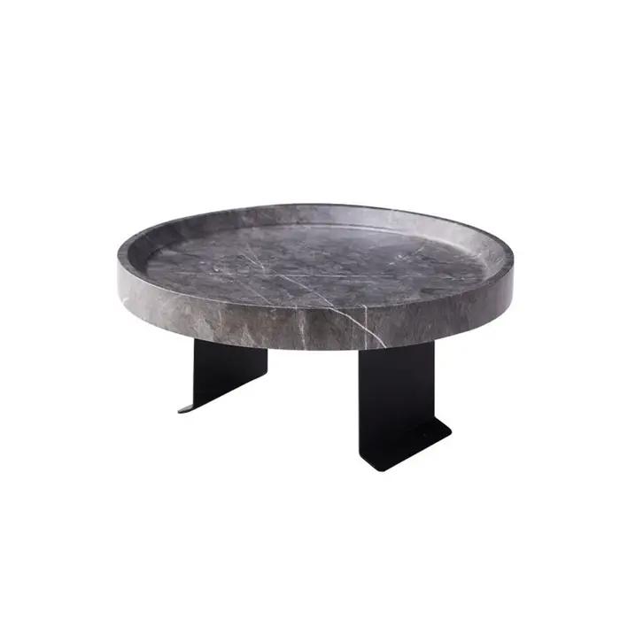 Plateau de canapé Table basse Mdf Mini Table d'appoint étanche résistant aux taches Table d'angle ca