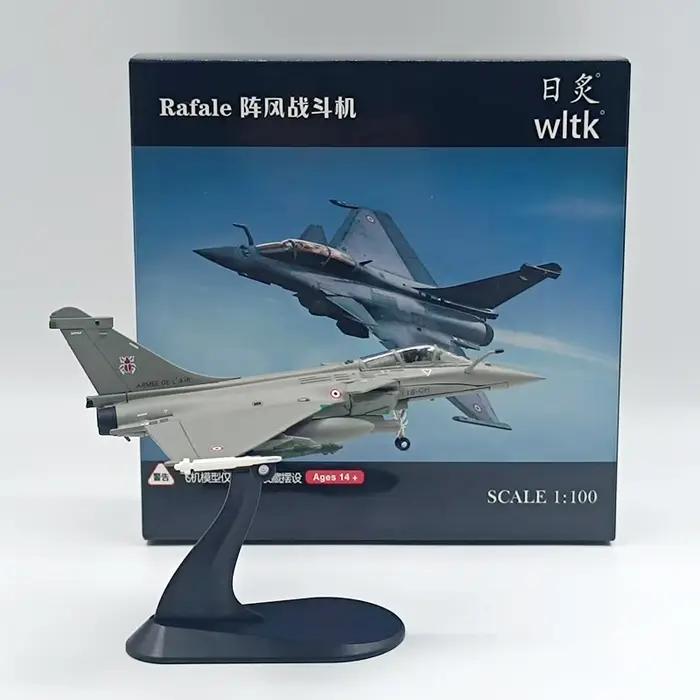 WLTK 1/100 échelle France Dassault Rafale C chasseur Air Force moulé sous pression en alliage de mét