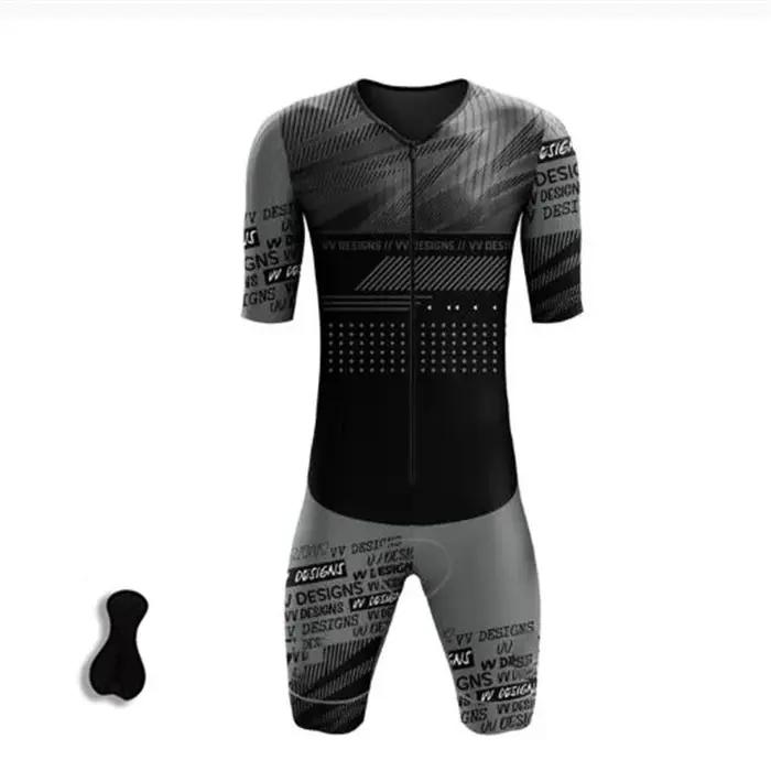 Vêtements d'équipe de cyclisme personnalisés pour hommes, conception de maillot de cyclisme professionnel, combinaison TriDuvet, combinaison de course, vente en gros