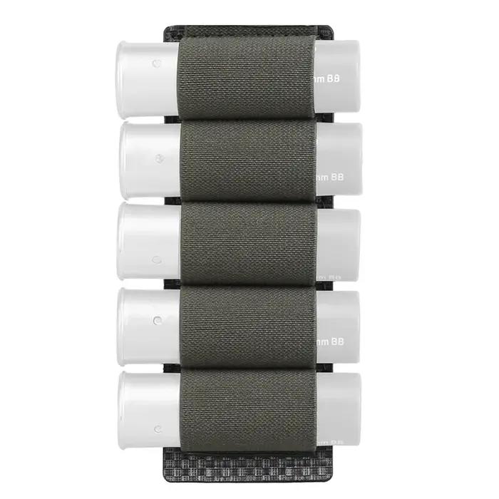 Pochette ronde pour fusil de chasse de calibre 12, panneau suspendu MOLLE, support de cartouche élas