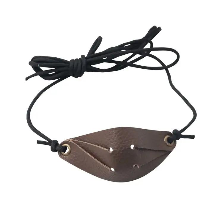Lance-pierre traditionnel en cuir pour chasse