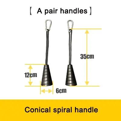 1 paire de cordon de serrage pour biceps et triceps, corde à poignée unique, fixation de câble de tr