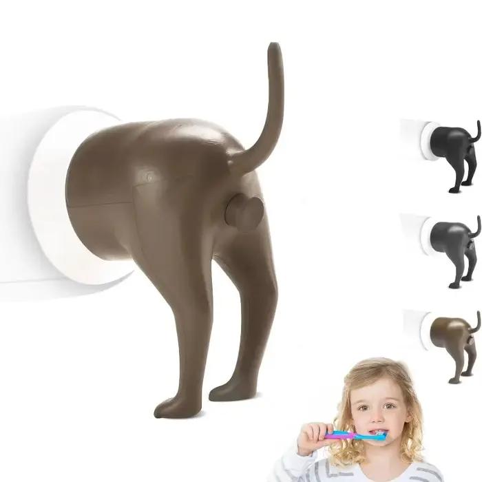 Distributeur de dentifrice en forme de crotte de chien