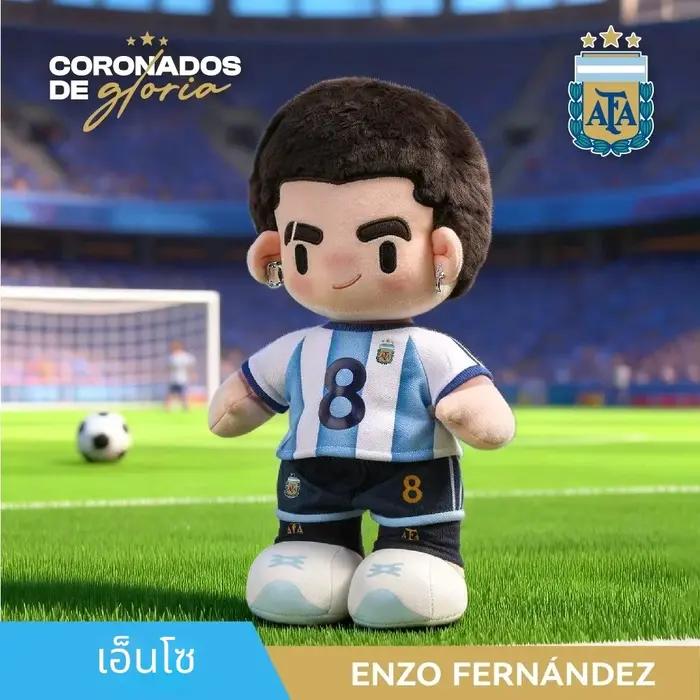 Peluche Messi Martinez Enzo equipe nationale argentine 2026 35cm collection sport fan cadeau occassions speciales