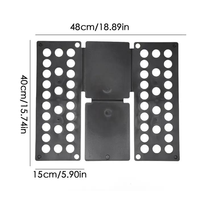 Planche à plier les vêtements robuste en plastique pour adultes et enfants, guide de pliage facile, rangement intelligent, usage domestique, voyage, étudiant