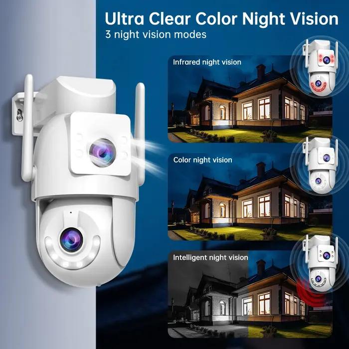 Caméra surveillance Jooan 6K 10MP WiFi double objectif