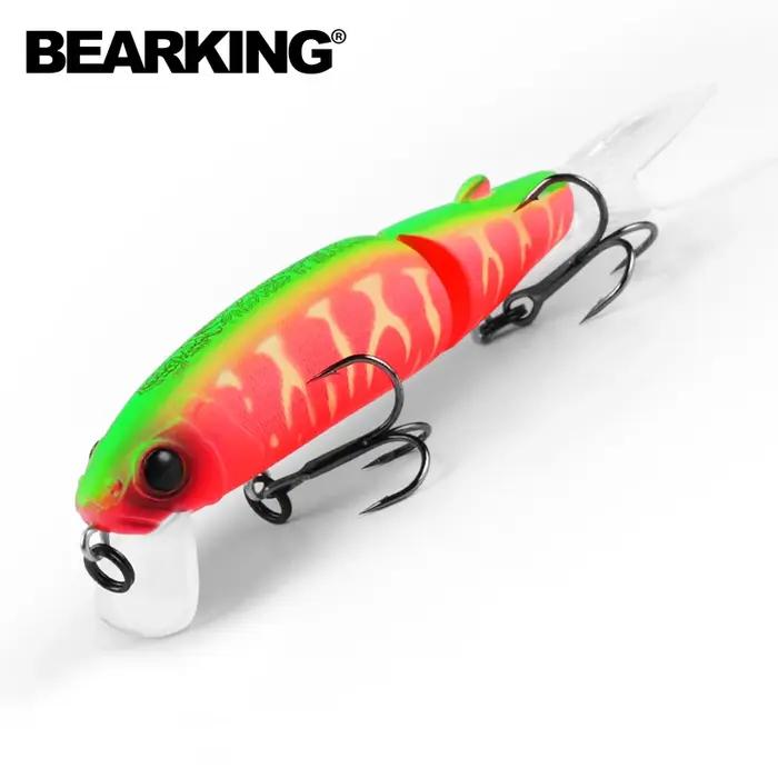 Leurre Bearking 13.7g Articulé Blanc 9 Couleurs pour Pêche en Mer Lac Rivière Occasions Spéciales