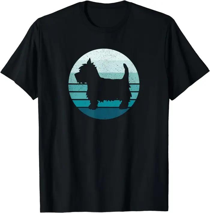 T-shirt vintage West Highland Terrier, chien Westie