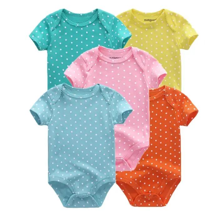 Bodies dessin animés 100% coton pour filles mignonnes 0-1 ans ajustement parfait pour l'été occasions spéciales