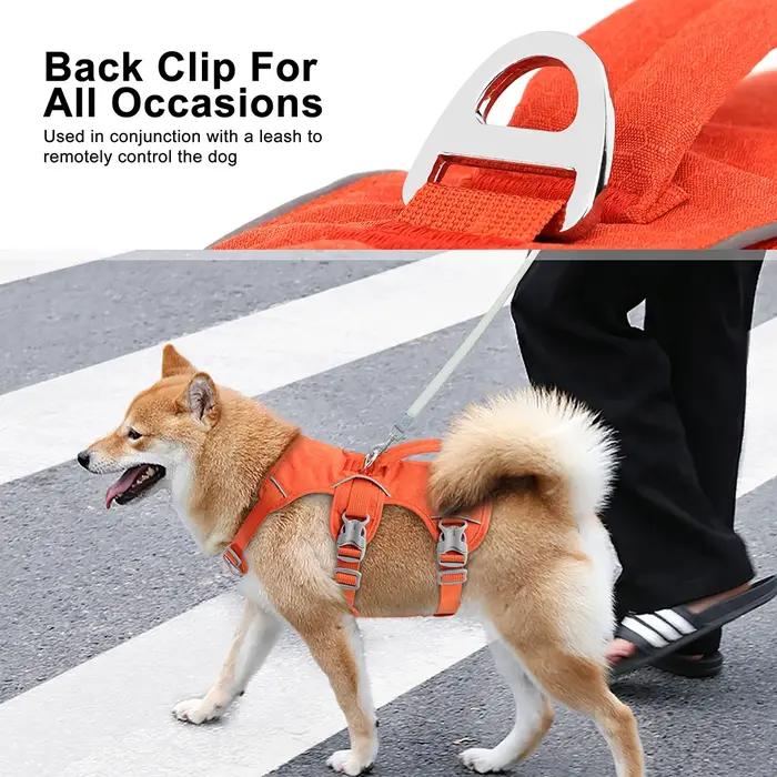 HarNISSAN-SFP Casting pour chien de compagnie en nylon, glaçure durable, poignée réglable, petit, moyen, grand chien, marche bouledogue